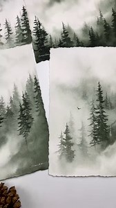 1.8K views · 120 reactions | Rich, green forests bringing all those lovely memories from adventures in nature to the home Lots of new pieces for tonight’s shop update 6pm pst on Etsy. sablerae.etsy.com | Sable Rae Art | Facebook