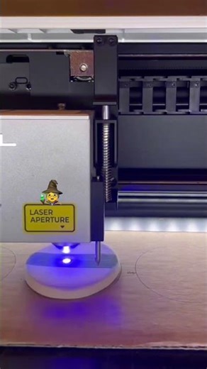 Personalizing a Totoro ceramic ornament with laser engraved text on the #xtools1 😸