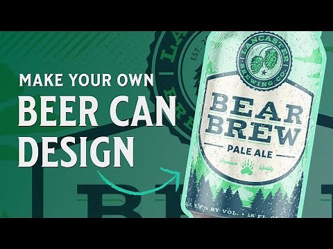 How To Easily Design A Beer Can Label | Tutorial