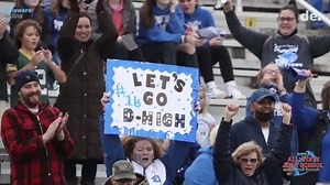 Celebrating Dover High School on 2021 Unified Flag Football state title