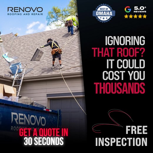 Roofing Needs? 5 Reasons Why Homeowners Are Choosing Renovo Roofing👇 1️⃣ 130 5-Star Reviews 2️⃣ Highest quality standards for roofing 3️⃣ Using Our Own Crew - Never Day-Laborers 4️⃣ Post-Project Maintenance 5️⃣ Honest and Upfront Pricing Need help with your roof? https://quote.renovo-roofing.com/ | Renovo Roofing