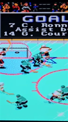 NHL 93🏒 - Cliff Ronning Goal Assisted By Geoff Courtnall