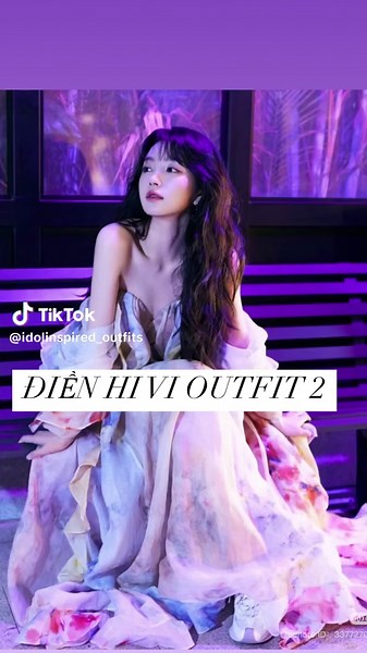 Thử thách chiếc váy hoa tiên tử của Điền Hi Vi