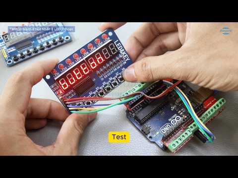 #331 Stop using separate 7-segment LEDs! Use this TM1638 LED & KEY Module instead!
