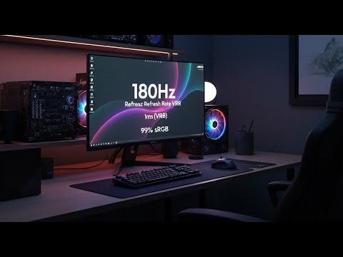 Acer Nitro 24.5” 180Hz Gaming Monitor Review 💖 Perfect Valentine’s Day Upgrade | 1ms HDR10