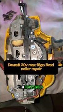How To Fix A Dewalt 20v Max 18 Gauge Brad Nailer 🔨