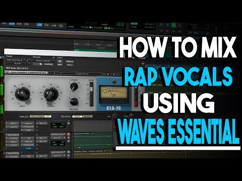 How To MIX & MASTER Rap Vocals W/ Waves Essential On Pro Tools Intro