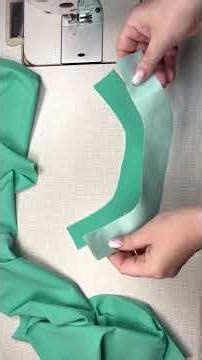 Before Sewing a V-Neck Collar… Watch This #sewing #sewinghack #tailoring