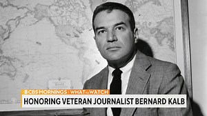 Bernard Kalb, a longtime CBS News journalist, died yesterday at 100 years old. He covered foreign affairs for CBS News for nearly 20 years — and made headlines himself when he resigned from his position as a State Department spokesperson during the Reagan administration. https://cbsn.ws/3vM8tw2 | CBS Mornings