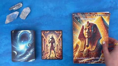 Tarot of the Pyramids: an Oracle for Personal and Spiritual Growth, Guidance and Meditation Deck, 78 Cards with Illustrations and Quotes, mini guidebook included.