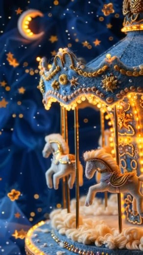 aiko on Instagram: "【夜の遊園地🎡✨】 昼の遊園地のわくわくに魔法をかけたような、 幻想的な夜の遊園地🎠 もこもこの羊毛フェルトで表現しました🎢🎈 誰かの疲れた夜の癒しになりますように🌙✨ Keywords: Magical needle-felted amusement park, 3D wool art animation, felted carousel moving, miniature ferris wheel glowing, dreamy hot air balloons flying, stop-motion style AI video, soft wool texture, glowing embroidery, whimsical night atmosphere, fiber art masterpiece, Midjourney V6.1, Kling AI, Image-to-Video, high-quality craft animation, cinematic lighting, cozy fantasy world.