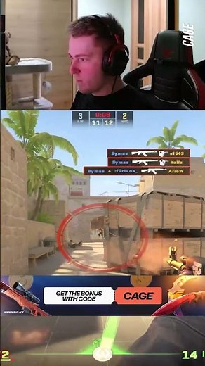 Bymas makes every bullet count 😎 #cs2 #counterstrike #twitchclips