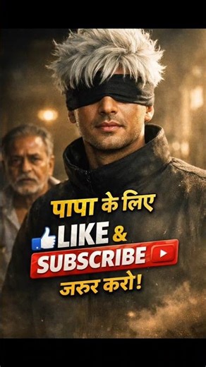 “अगर पापा से प्यार है तो ये वीडियो जरूर देखो 😭❤️” #ai #shorts #gojo