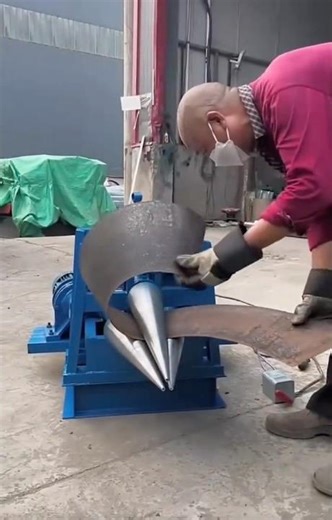 From Flat Steel to Perfect Cone — Sheet Metal Rolling