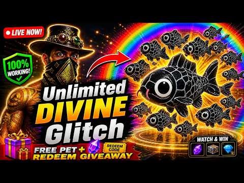 🔴 LIVE NOW! Unlimited Divine Pet Glitch 😱 Free Carp Pet + Redeem Code Giveaway 🎁