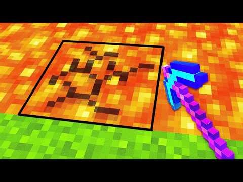 Minecraft, But I Can Mine LAVA...