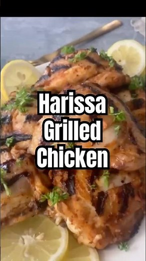 The Best Grilled Chicken Thighs Ever! | Harissa Grilled Chicken