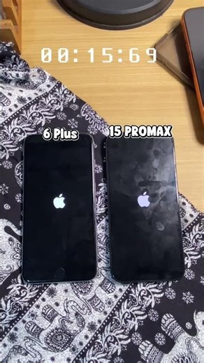 Boot Test iPhone 15 Pro Max vs iPhone 6 Plus #adibondgames
