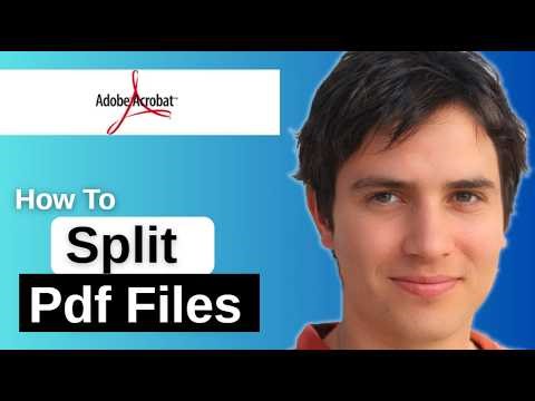 How To Split Pdf Files In Adobe Acrobat