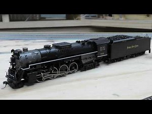 MTH HO 2-8-4 Berkshire NPR #765 test and review