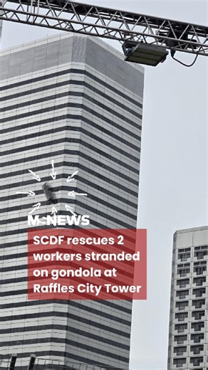 Both workers were reported to be in stable condition. Read more here: https://mustsharenews.com/scdf-workers-gondola-rescue/ | Mustsharenews.com