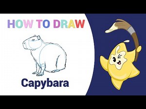 Step-by-Step Guide: How to Draw a Realistic Capybara (Easy steps using basic shapes.)