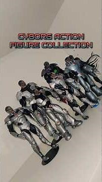 DC's Cyborg Action Figure Collection #cyborg #justiceleague #teentitans #booyah #actionfigures #dcu