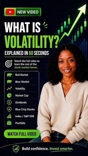Volatility Explained in 60 Seconds | Investing Basics for Beginners