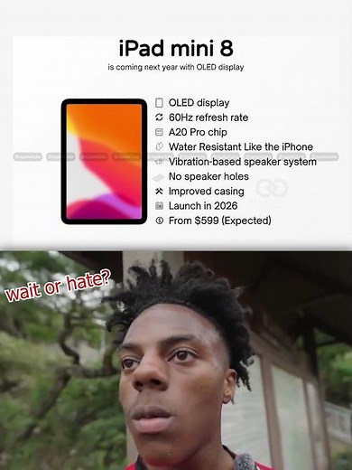 iPad mini 8 Leak: OLED Display Confirmed