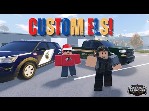 Adding and using the NEW CUSTOM ELS Lights in Emergency Response Liberty County Roblox!