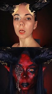 Me and the Devil Walking Side by Side SFX Demon Makeup
