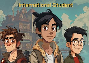 International Student Visual Novel by Teitoku Lowliet
