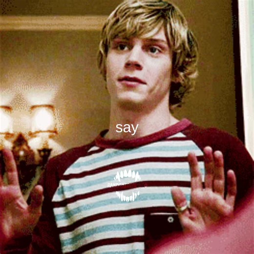 i made this in honour of it being 2 years since me and @? watched ahs together and we were THIRSTING over evan peters || #evanpeters #3oh3 #ahs #richman #evanpetersedit