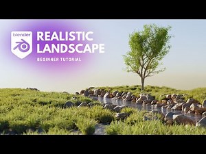 REALISTIC LANDSCAPE in BLENDER | BEGINNER TUTORIAL