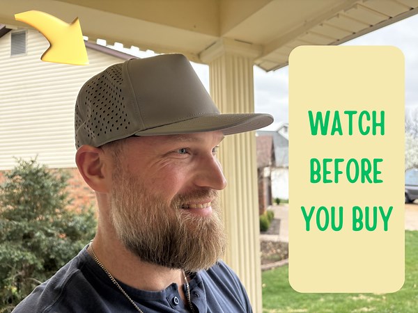 Watch Honest Review of Oversized Baseball Cap #ad on Amazon Live