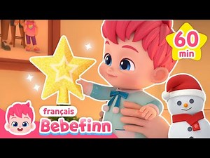 🎄Fa la la la la ! Décorons l'Entrée 🎁 | +Comptines | Bebefinn en français👶Chansons pour Enfants