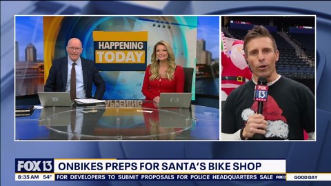 OnBikes preps for Santa's bike shop