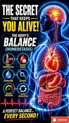 How does your body keep you alive every second of the day? homeostasis, human body, human anatomy