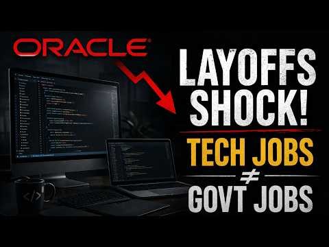 Oracle Layoffs Shock 😳 | Tech Jobs Are NOT Government Jobs!