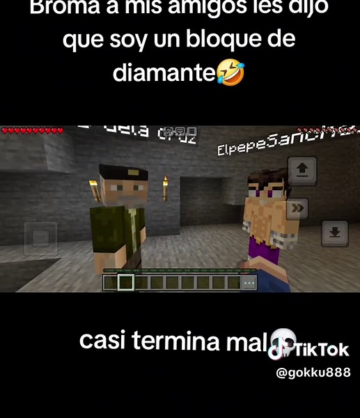 Bromas pesadas en Minecraft para amigos