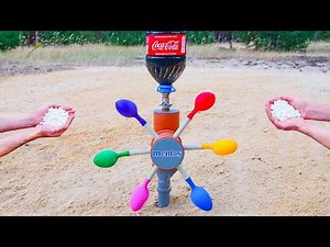 EXPERIMENT: Coca Cola and Mentos vs Balloons