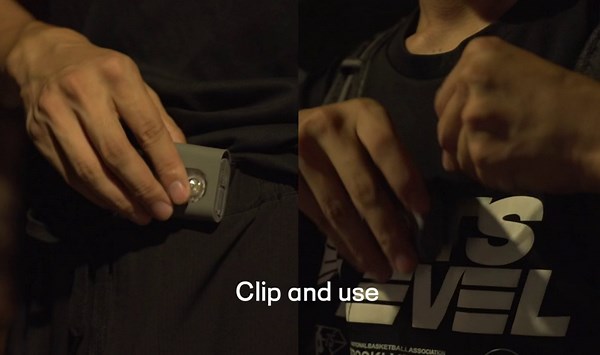 Clip on Running Light for Night Walking, IPX6 Waterproof Running Lights for Runners Joggers, Rechargeable LED Hiking Light Flashlight for Dog's Leash Collar, for Kids/Lovers