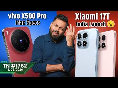 Xiaomi 17T India Launch, PM Modi Warning 🧐,OPPO Reno 16 First Look,vivo X500 Pro Max Camera-#TTN1762