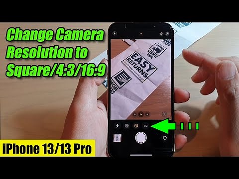 iPhone 13/13 Pro: How to Change Camera Resolution to Square/4:3/16:9