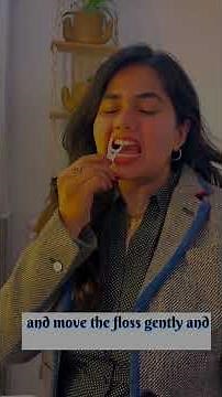 The Proper Flossing Technique /Floss like a boss /don't forget to floss, keep flosing✨