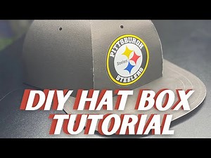 Baseball Hat Box Tutorial. My 1st time making the Baseball Hat Boxes!