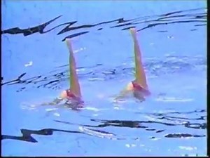 Time for a USA Synchro history quiz. Who can name these two fiercely athletic swimmers? Bonus points for the year and competition. #usasynchro #synchro #synchronizedswimming | USA Artistic Swimming