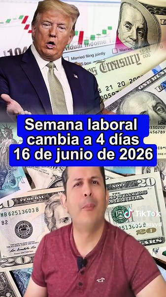 Semana laboral de 4 horas #breakingnews #ultimahora #trending #news #maga #fyp #foryou #foryoupage #fypシ #tiktok #storytime #tiktok #viral #greenscreen #tariff #breakingnews #BreakingNews #usa_tiktok #usa #America