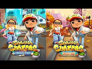 Subway Surfers: Houston VS Moscow Gameplay