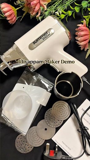 Electric Idiyappam Maker – Unboxing & Full Demo.Check the first comment 👇🏻#keralafood #idiyappam